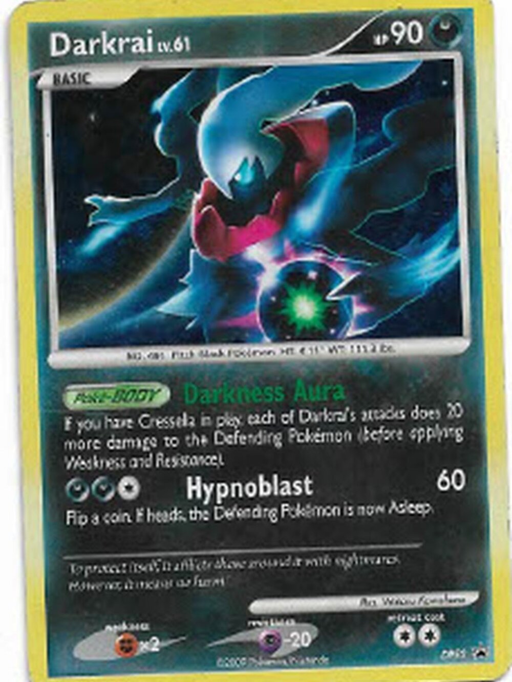 Pokemon Darkrai DP52 DP Promo Holo LP